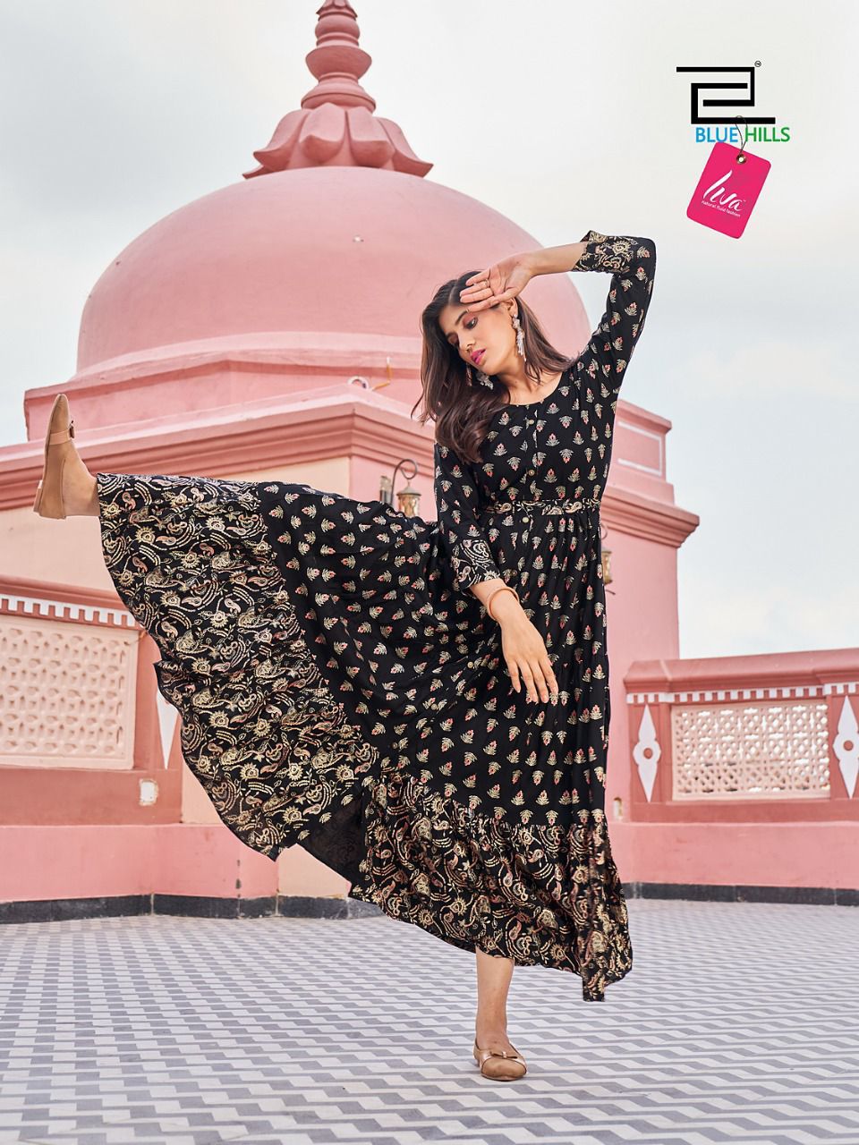 Blue Hills Florencia 10 Wholesale Kurti Fancy Wear Anarkali Collection